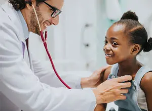 Doctor and young patient