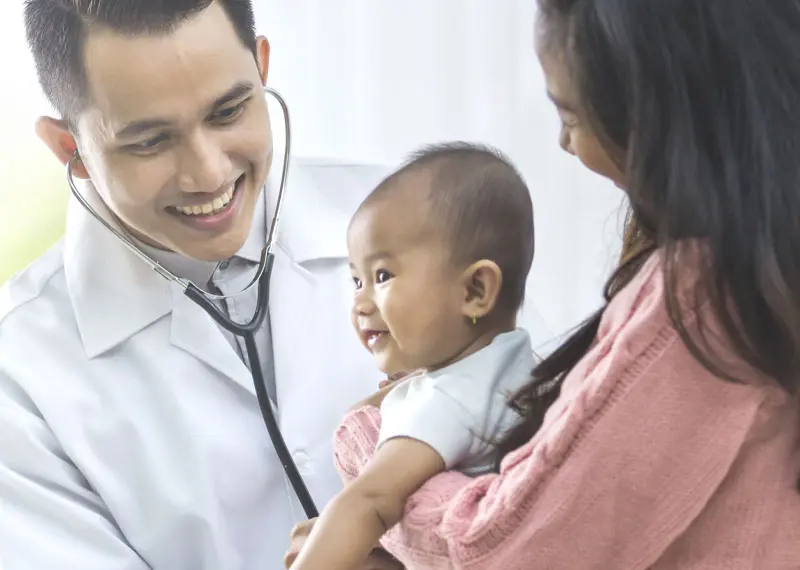 Doctor Child and Mother